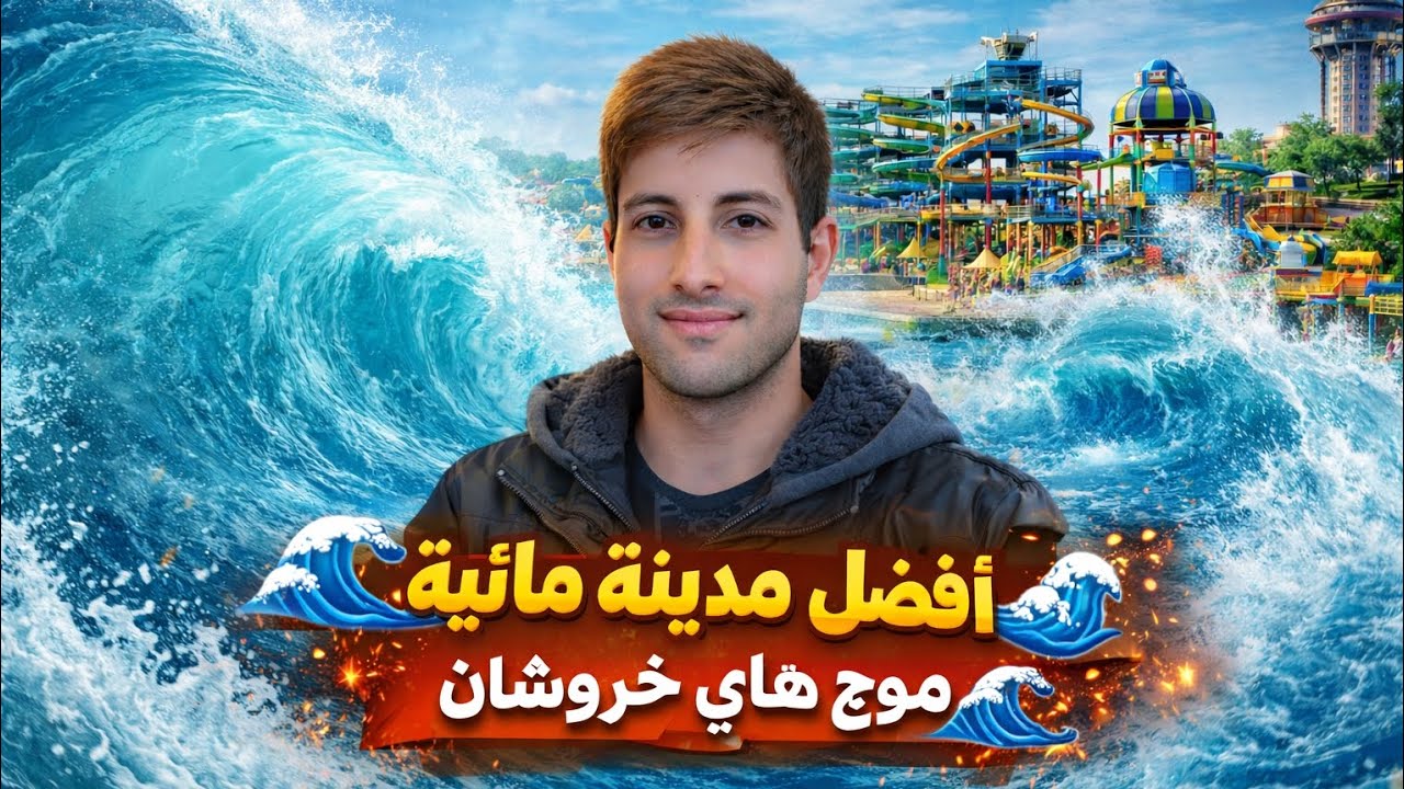 🔥  أفضل مدينة مائية في مشهد 🌊 موج هاي خروشان 🔥 