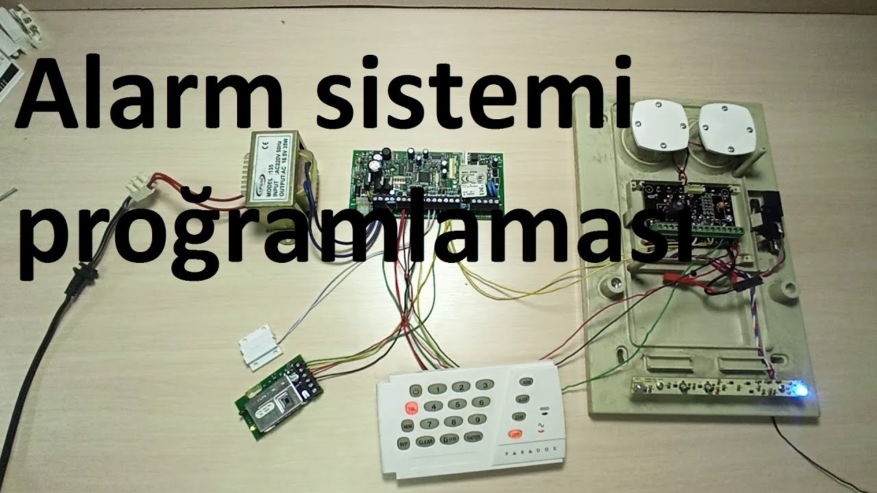 Paradox Alarm sisteminin programlanması paradox