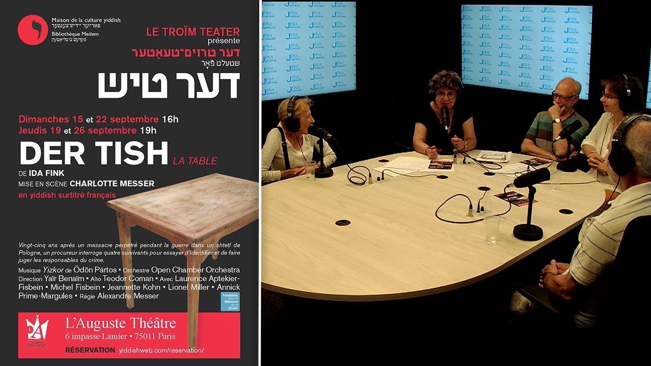 Lise Gutmann reçoit la troupe du théâtre yiddish !
