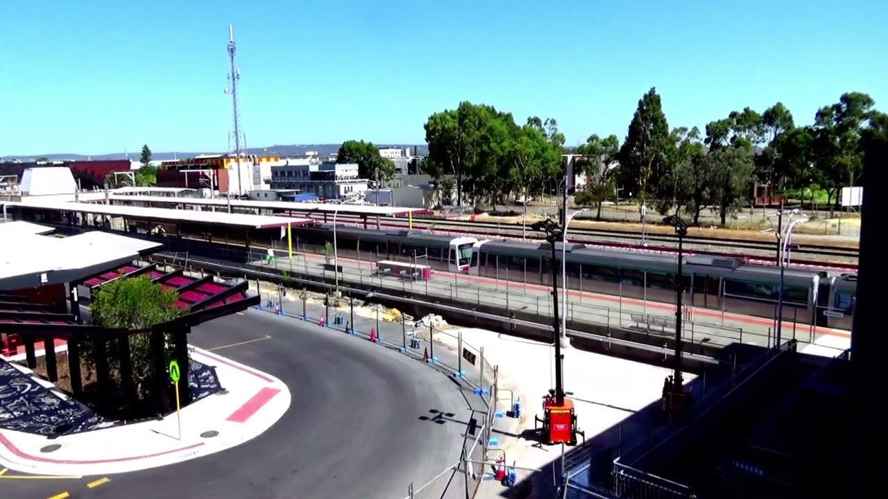 Midland station as filmed from the multi-storey car park and trackside, January 2026.
