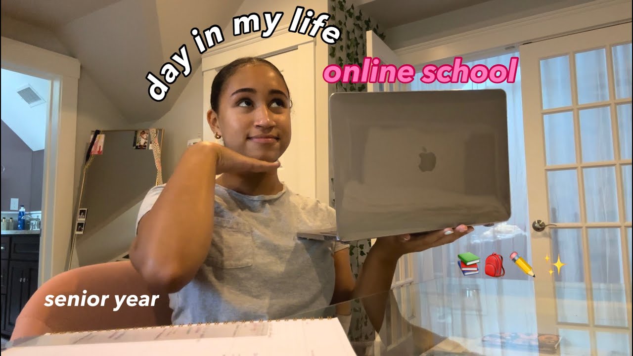online school day in my life! | senior year