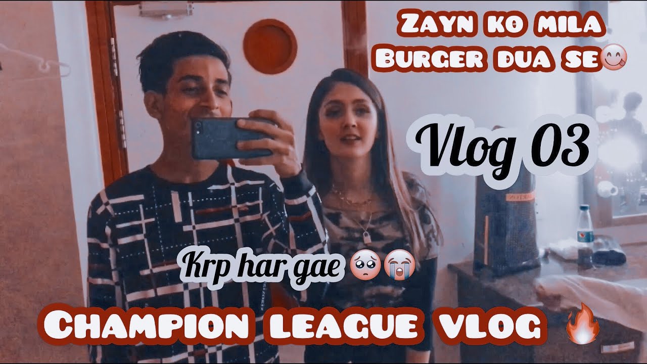 Zayn ko burger dya dua ne😍 | Champion League