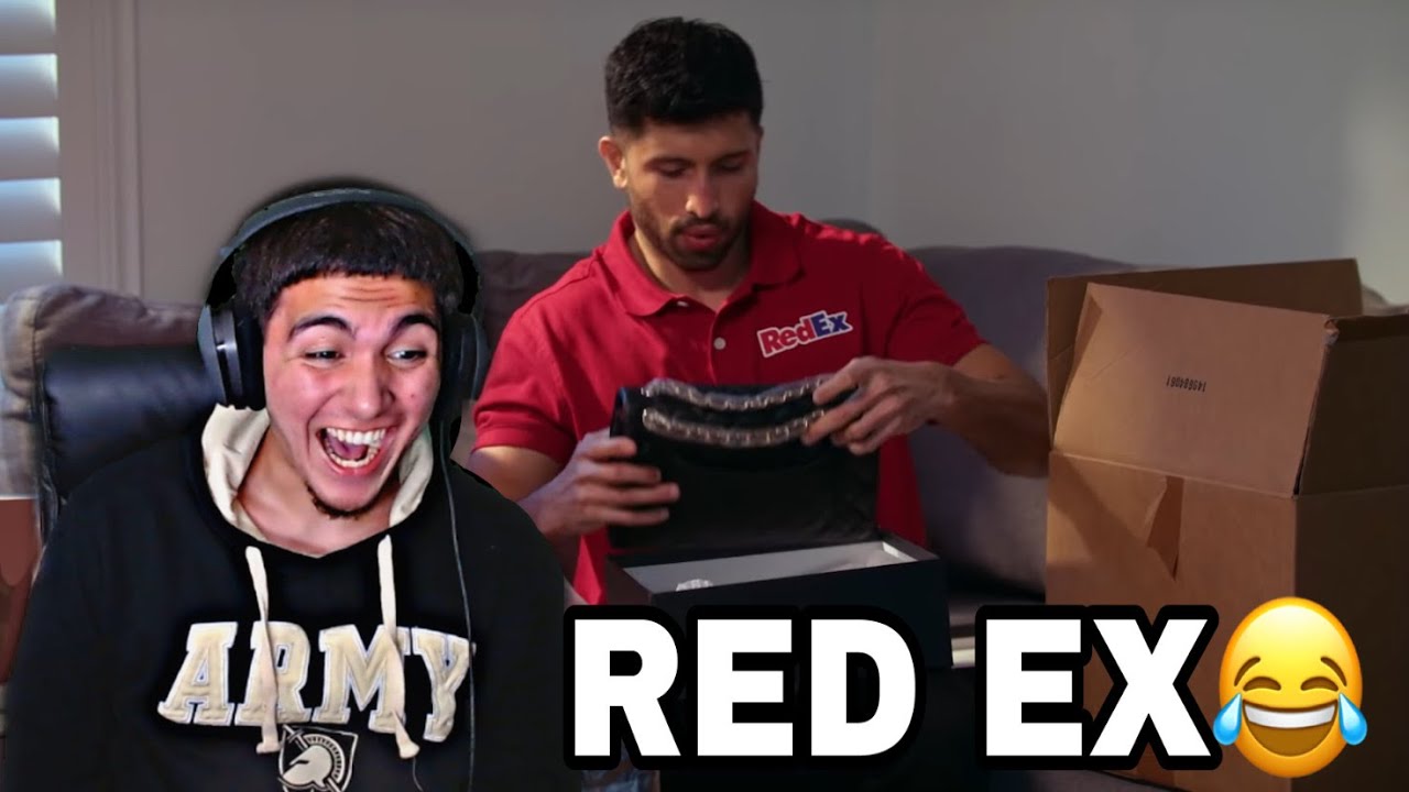 NAH BUDDY WORKS AT RED EX😂! Reacting To Dhar Mann Delivery Man Caught Eating Customer Food Part 2!