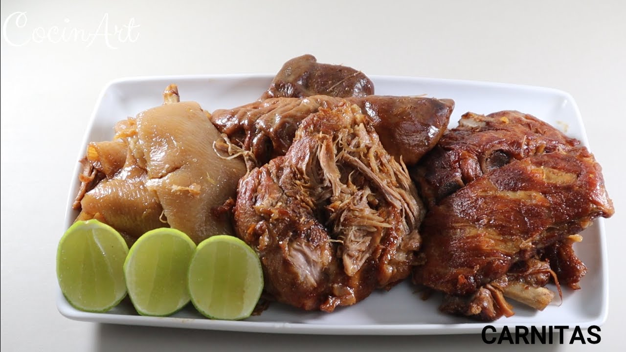 CARNITAS DE PUERCO, RECETA FACIL DE PREPARAR