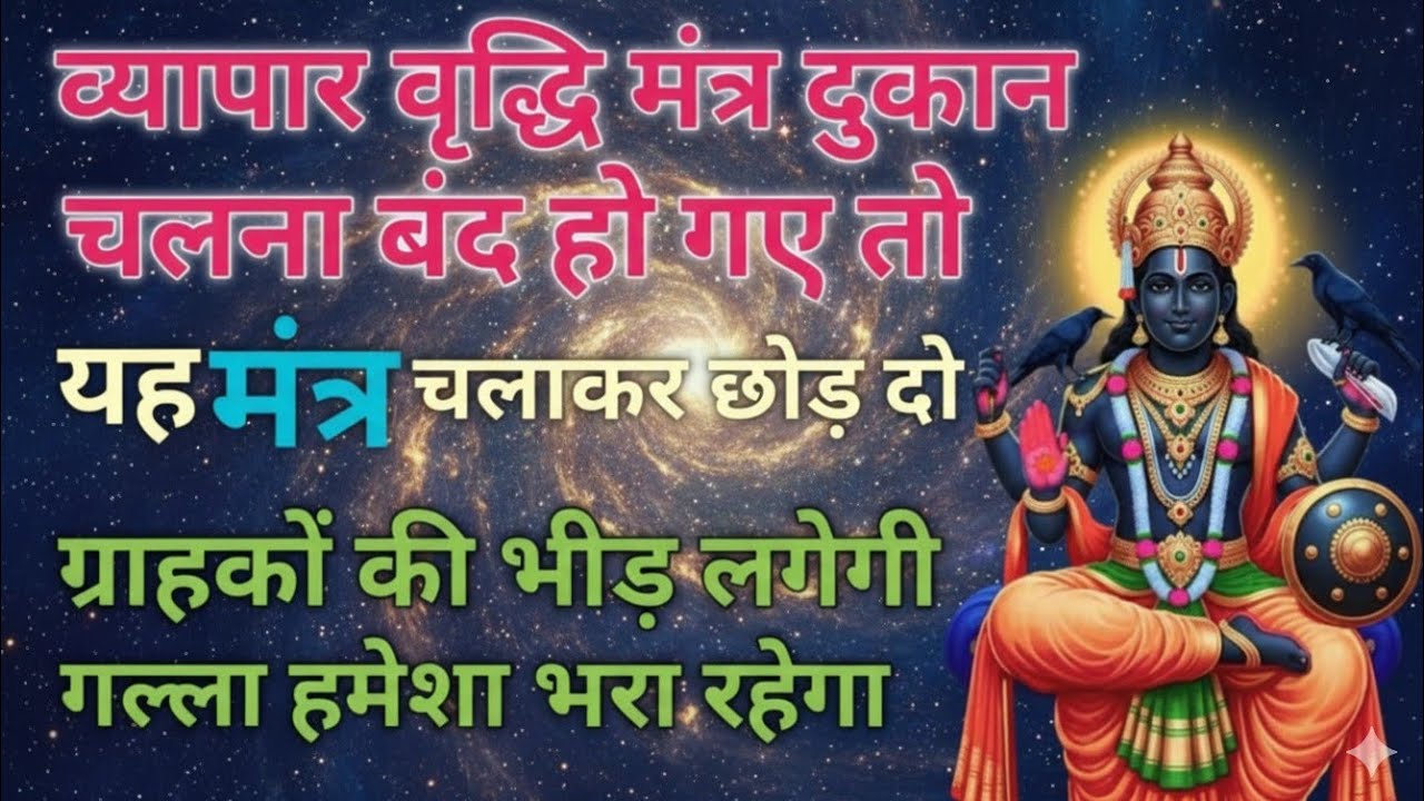 ​ग्राहकों की भीड़ और बरकत के लिए चमत्कारी मंत्र दुकान नहीं चल रही? बस यह मंत्र चलाकर छोड़ दें | 