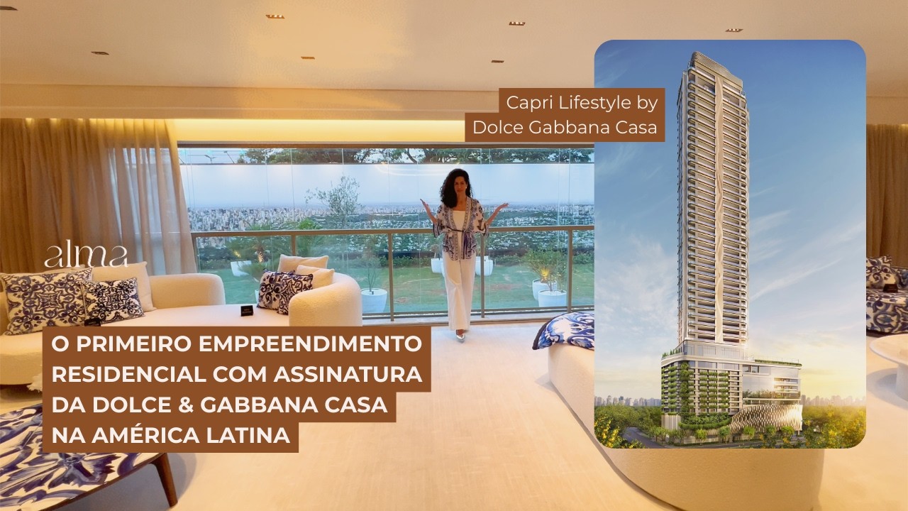 Capri Lifestyle By Dolce & Gabbana Casa | Apartamento de 279m² Decorado em Pinheiros