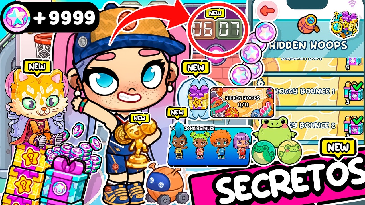 COMPLETO: CONSIGUE TODAS las MONEDAS Y SECRETOS de BALONCESTO 🤩 Nueva Actualizacion en Avatar World