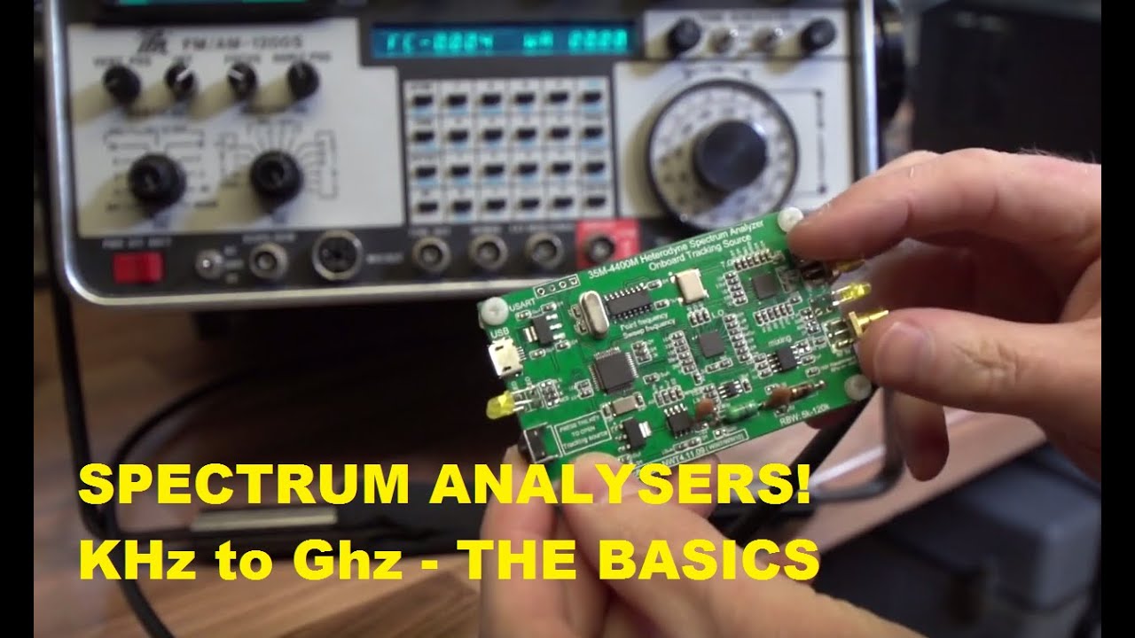Introduction to Spectrum Analysers, basics for beginners.