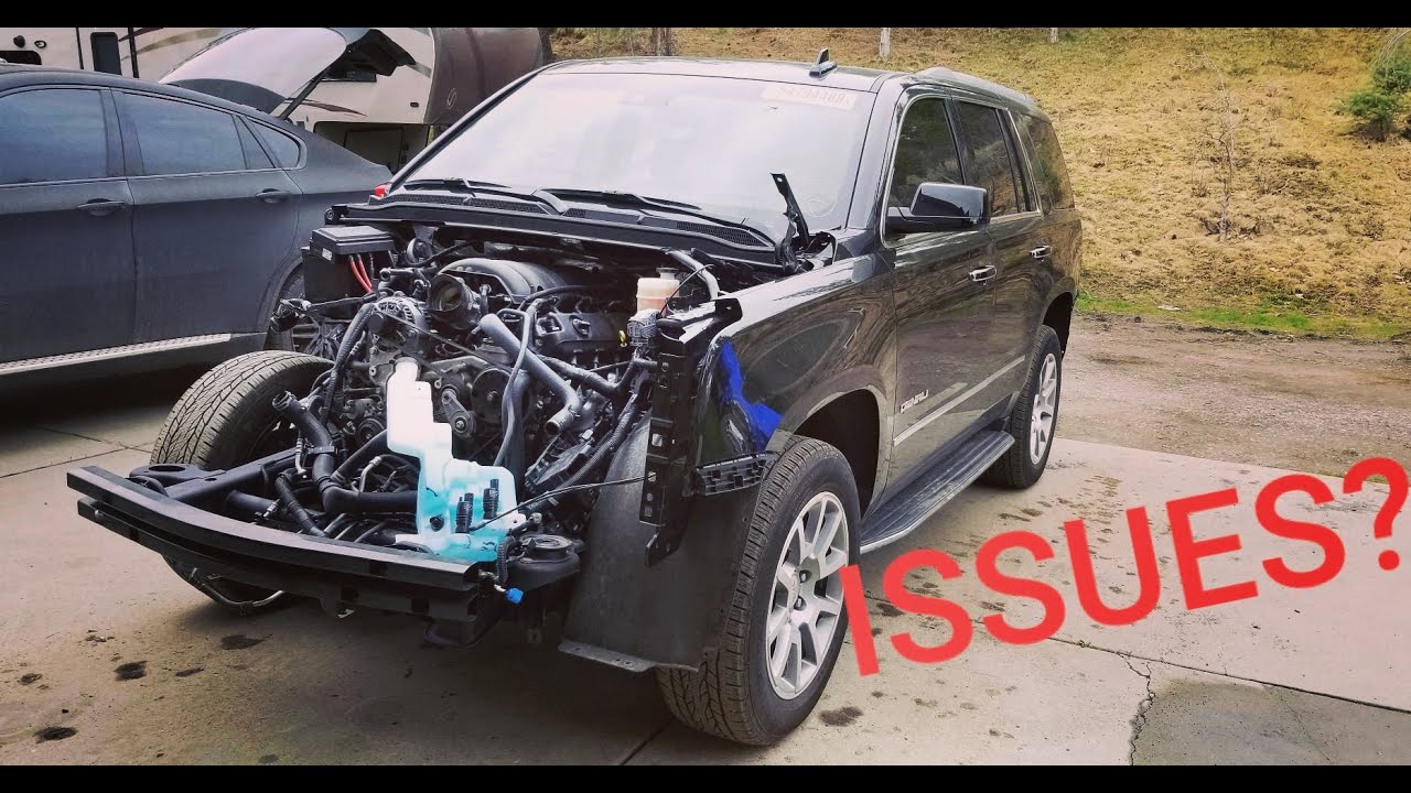 Rebuilding 2017 GMC Yukon DENALI from Copart prt 5