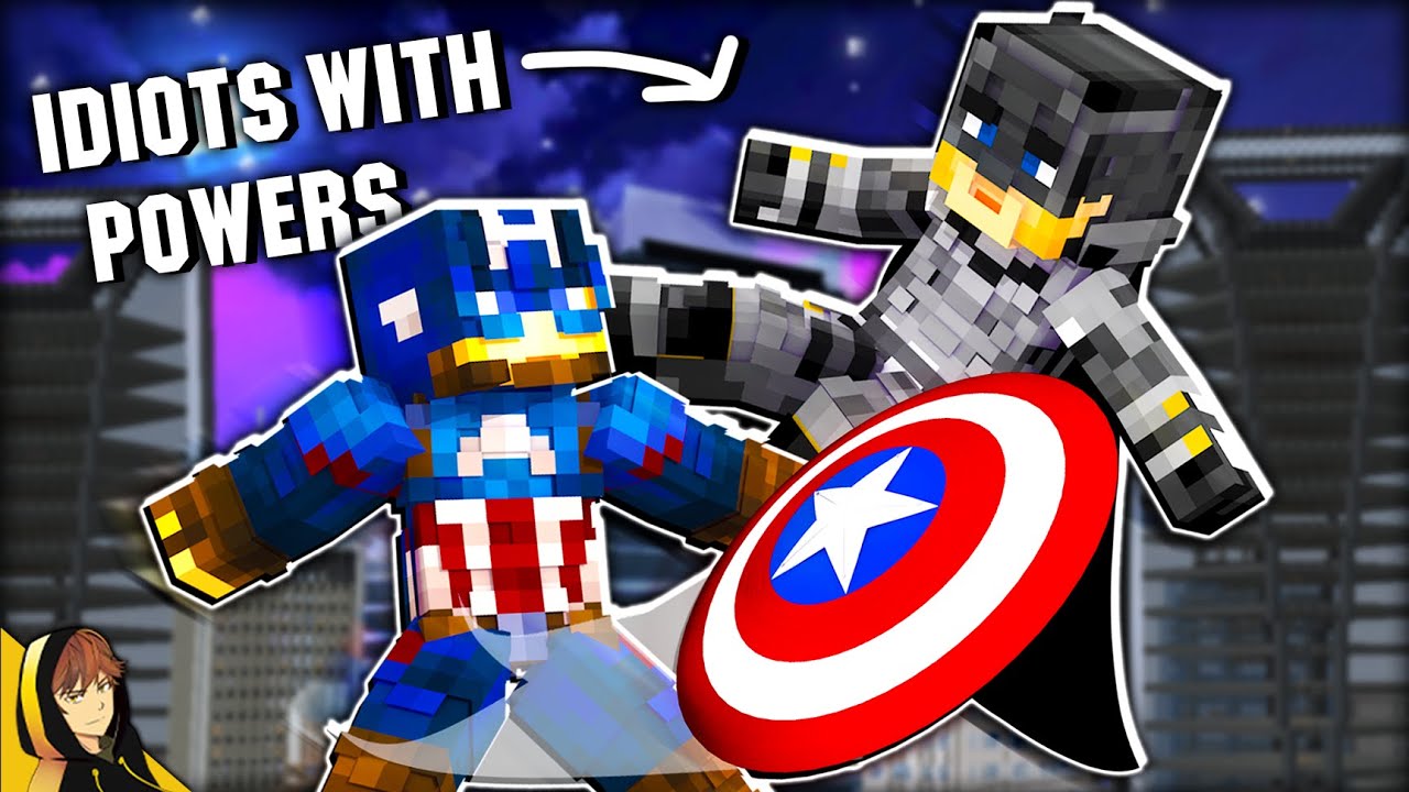 What if IDIOTS had SUPER POWERS in MINECRAFT?!? [Fisks Super Heroes - Mod]