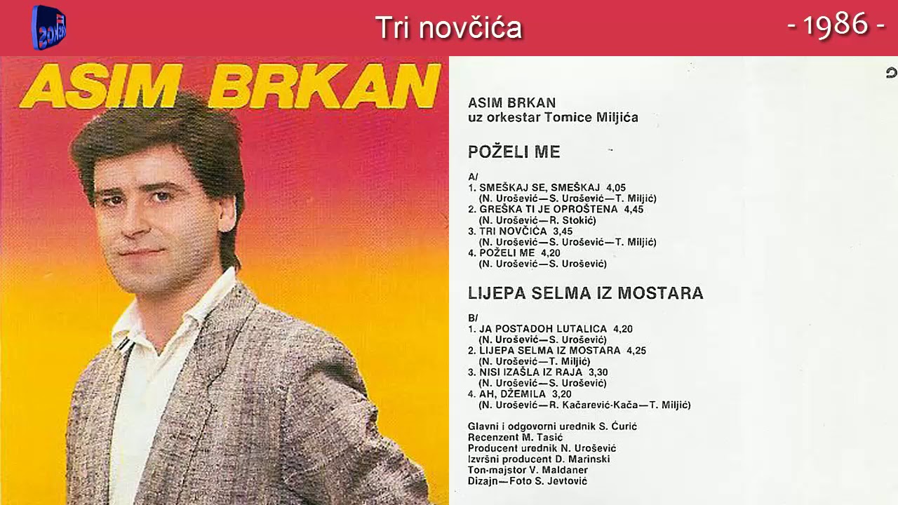Asim Brkan - Tri novcica - (Audio 1986)