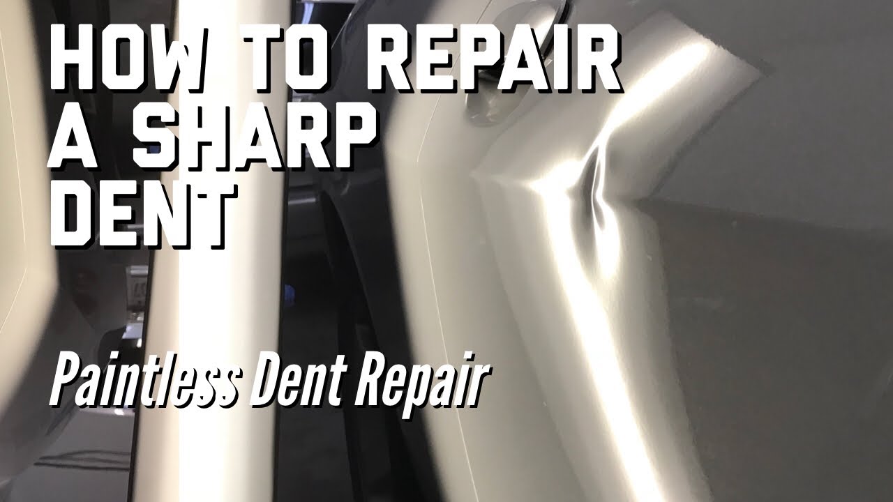 Dodge Challenger | Sharp Damage on Body line | Paintless Dent Repair