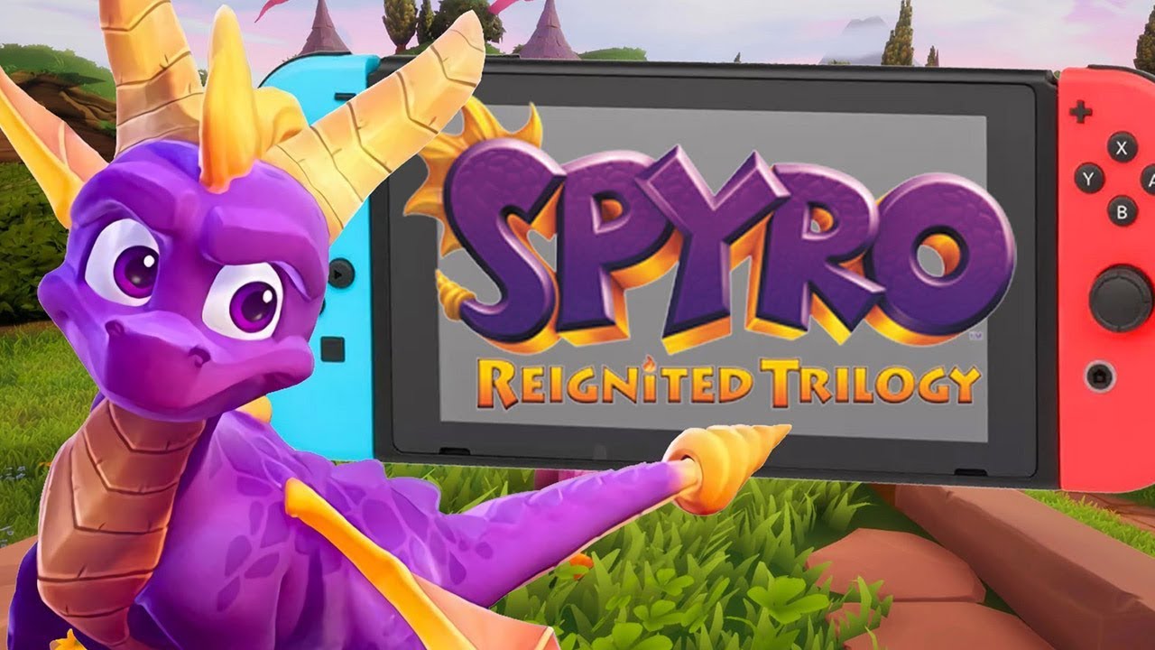 SPYRO Reignited Trilogy on Nintendo SWITCH GAMEPLAY!