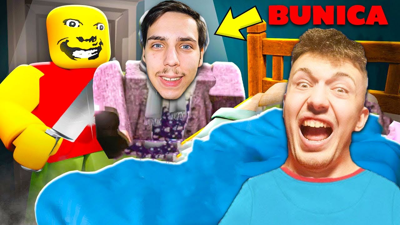 BUNICA mea NEBUNA este @JocuriHorrorSky si ma OBLIGA sa imi fac TEMELE! Am reusit sa SCAP de EA?!