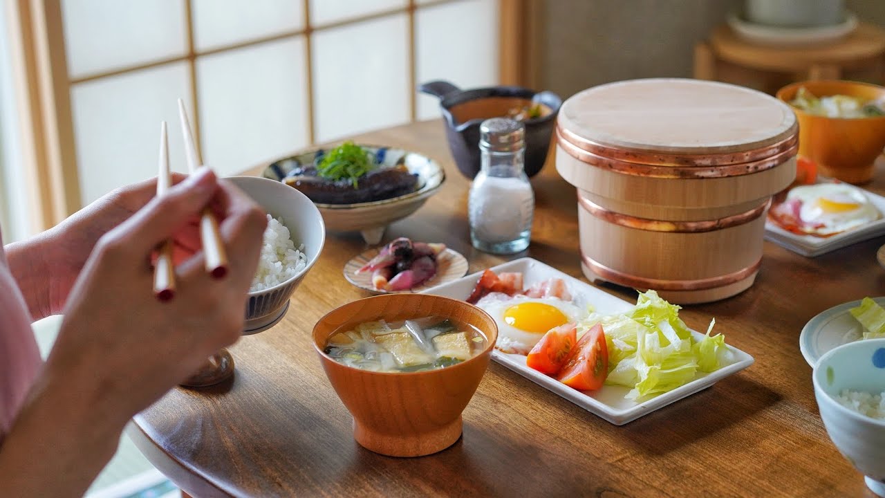 ヘルシーな３日間の和食の朝ごはん【献立】