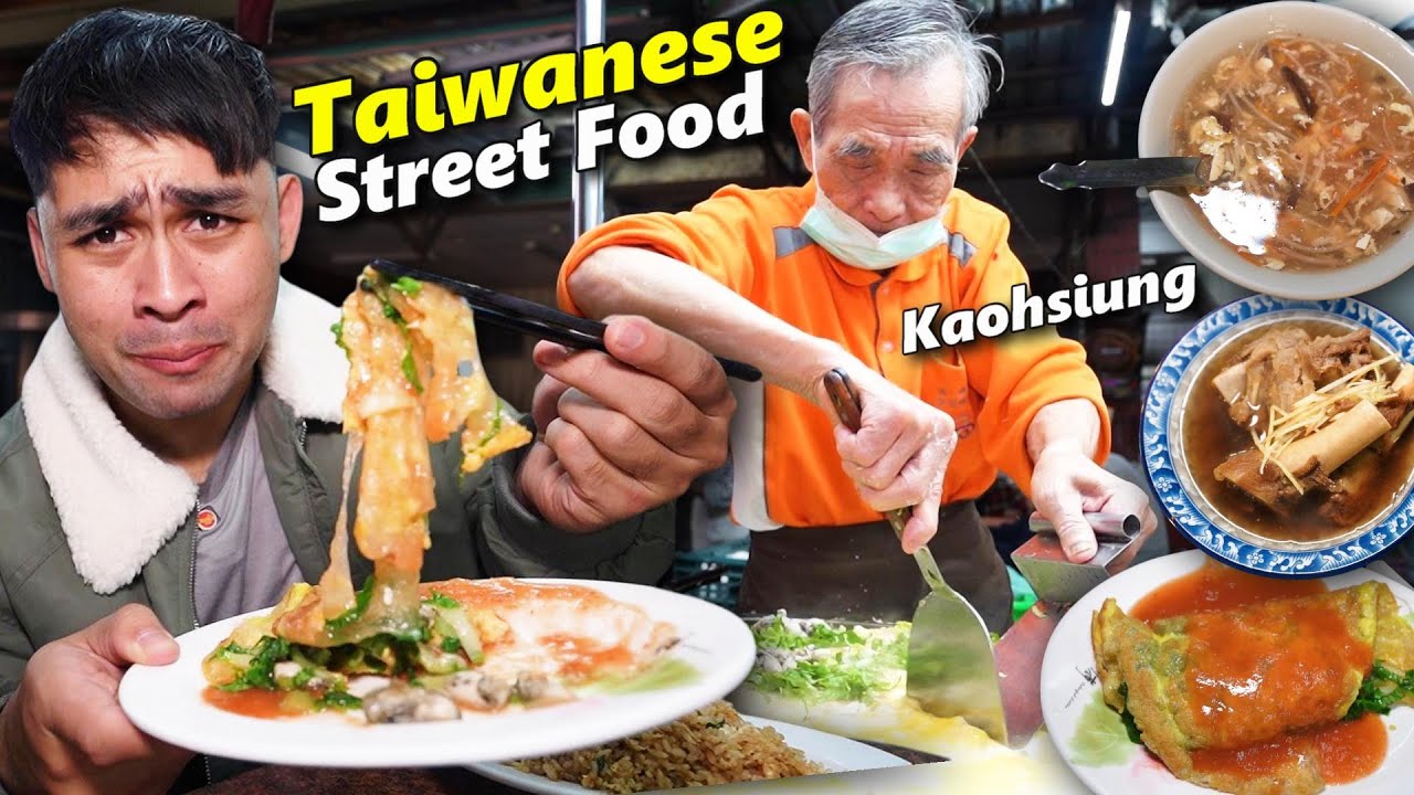 10 SUPER CHEAP Taiwan Street Food sa KAOHSIUNG! Taiwan Night Market Food Tour!