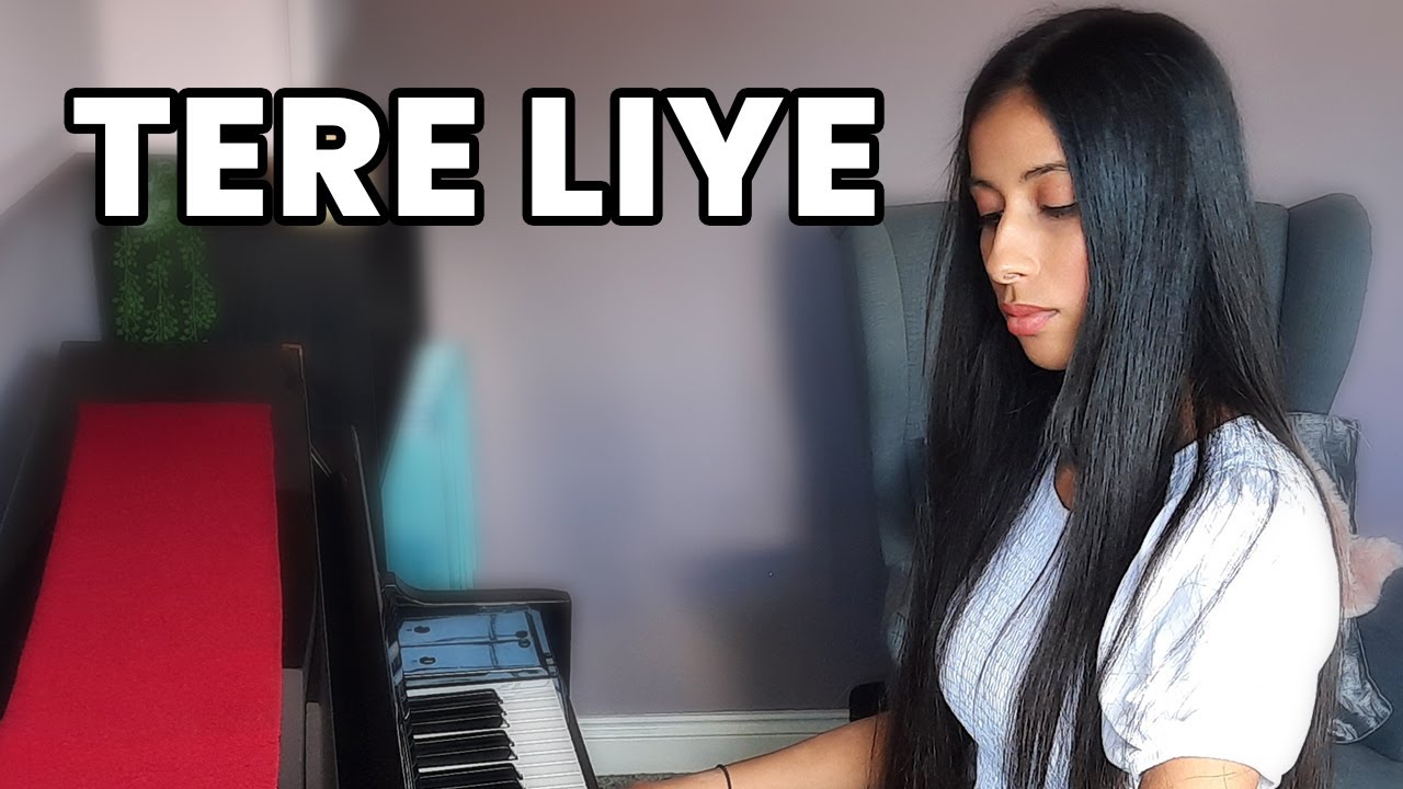 Tere Liye SLOW piano instrumental | Anu Ghataore