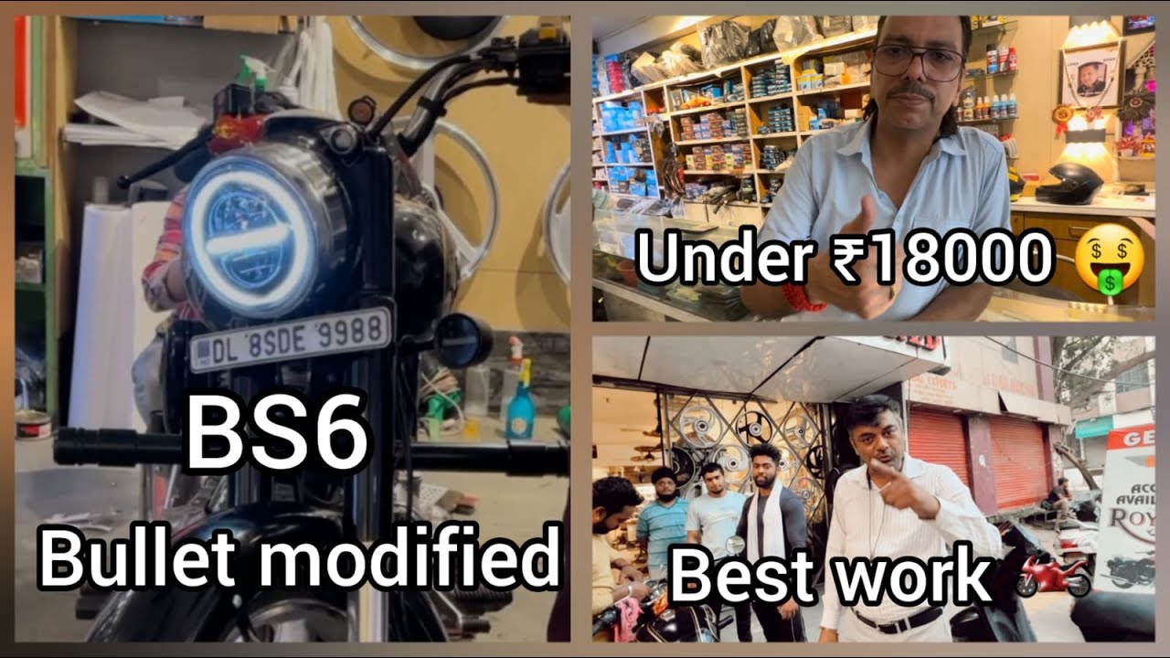 New BS6 Bullet Full Modified🔥| Alloy Change 😍  | मजा आ गया 💸 | Karol Bagh | Vlog 19 | Manikbidhuri22