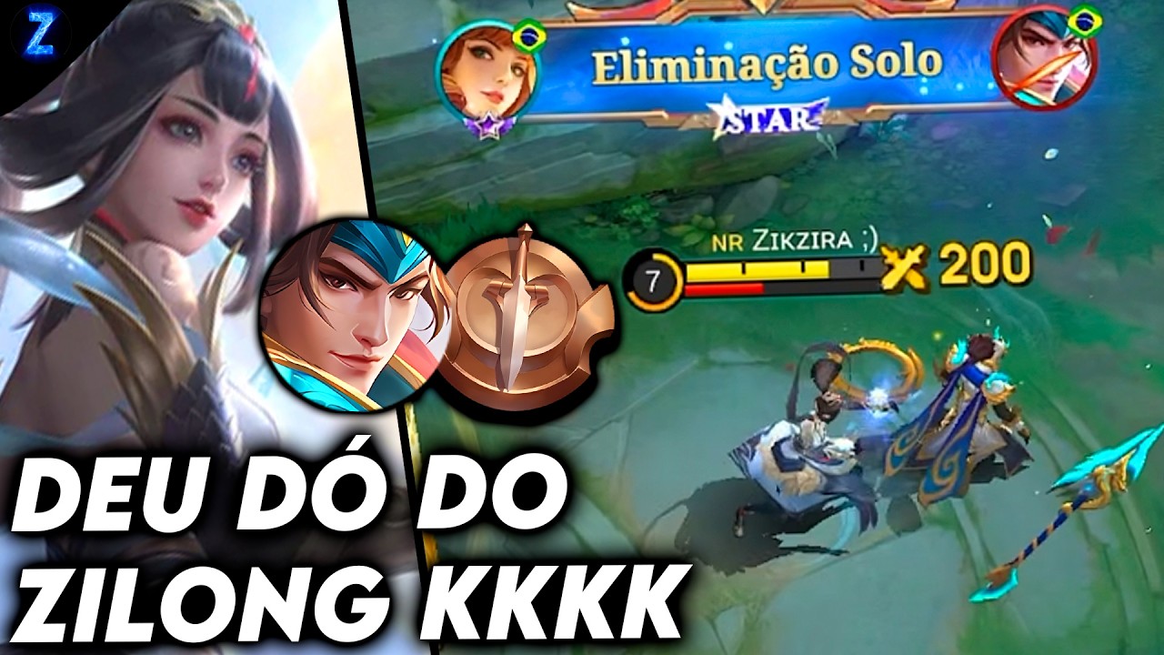 COITADO DO ZILONG FIQUEI COM D&Oacute;! - GUINEVERE GAMEPLAY | Mobile Legends