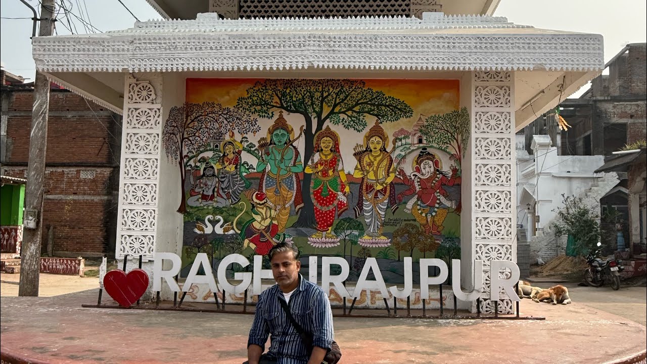 Raghurajpur Art Village Odisha | India's Famous Pattachitra Artists Village #raghurajpur #travel 