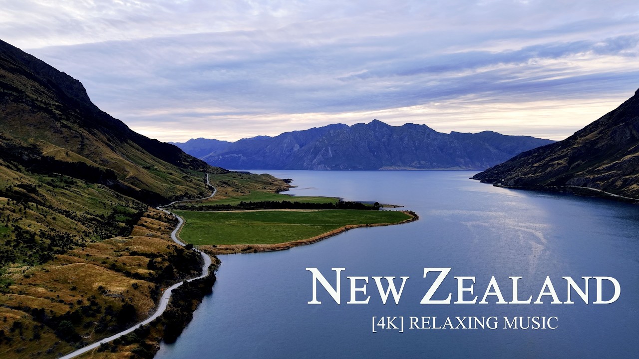 [4K] 1 Hour of Peaceful Rest: New Zealand Nature Relaxation & Calm Music #1