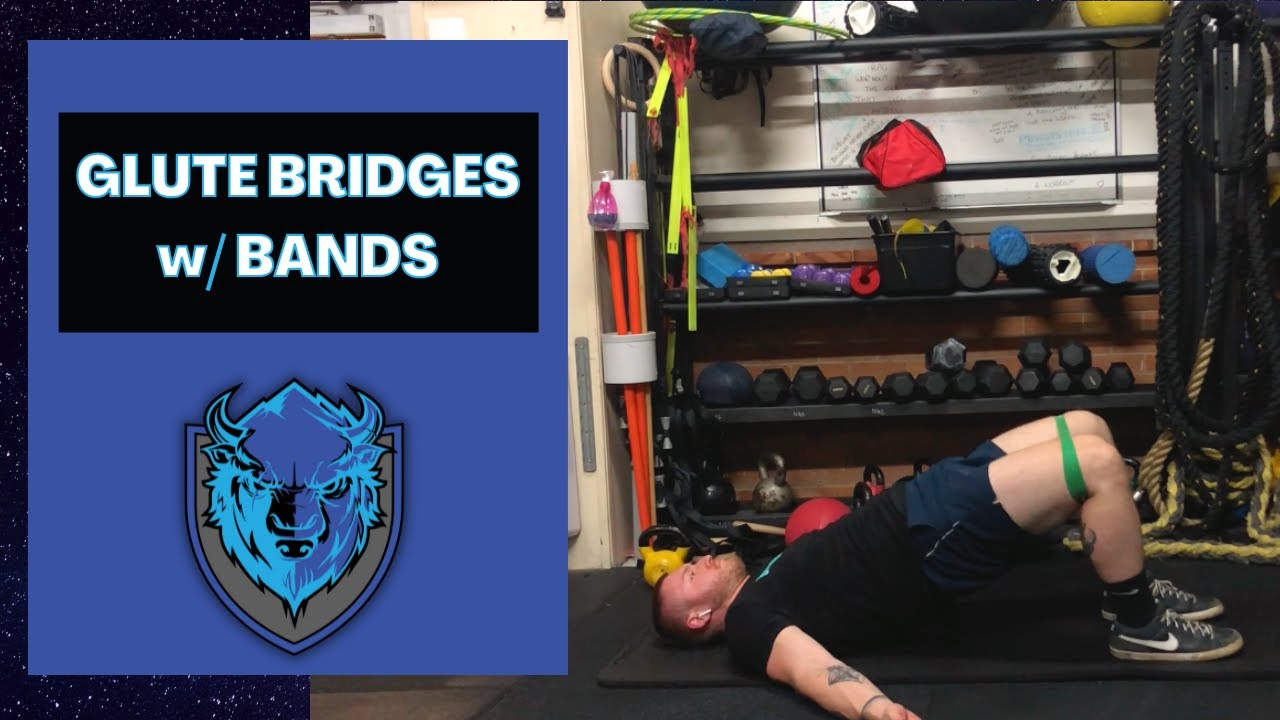 Glute Bridges (with Resistance Bands) | Glute Strengthening Exercise