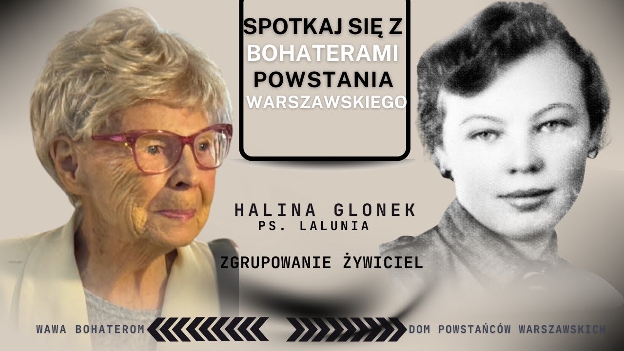 Haliną Bieżan-Glonek ps. Lalunia w cyklu Spotkaj się z Bohaterami Powstania Warszawskiego
