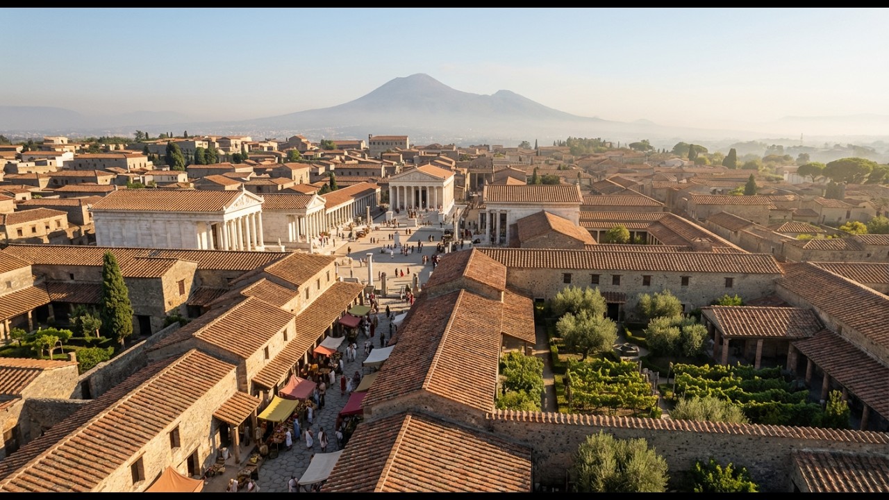 COMO ERA POMPEIA ANTES DA ERUPÇÃO DO VESÚVIO