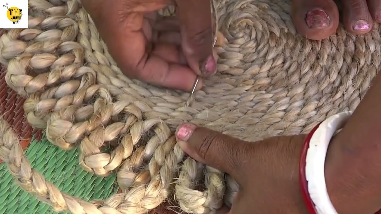 DIY Jute Door Mat Handmade|| Jute Rope Doormat at home it's easy|| 