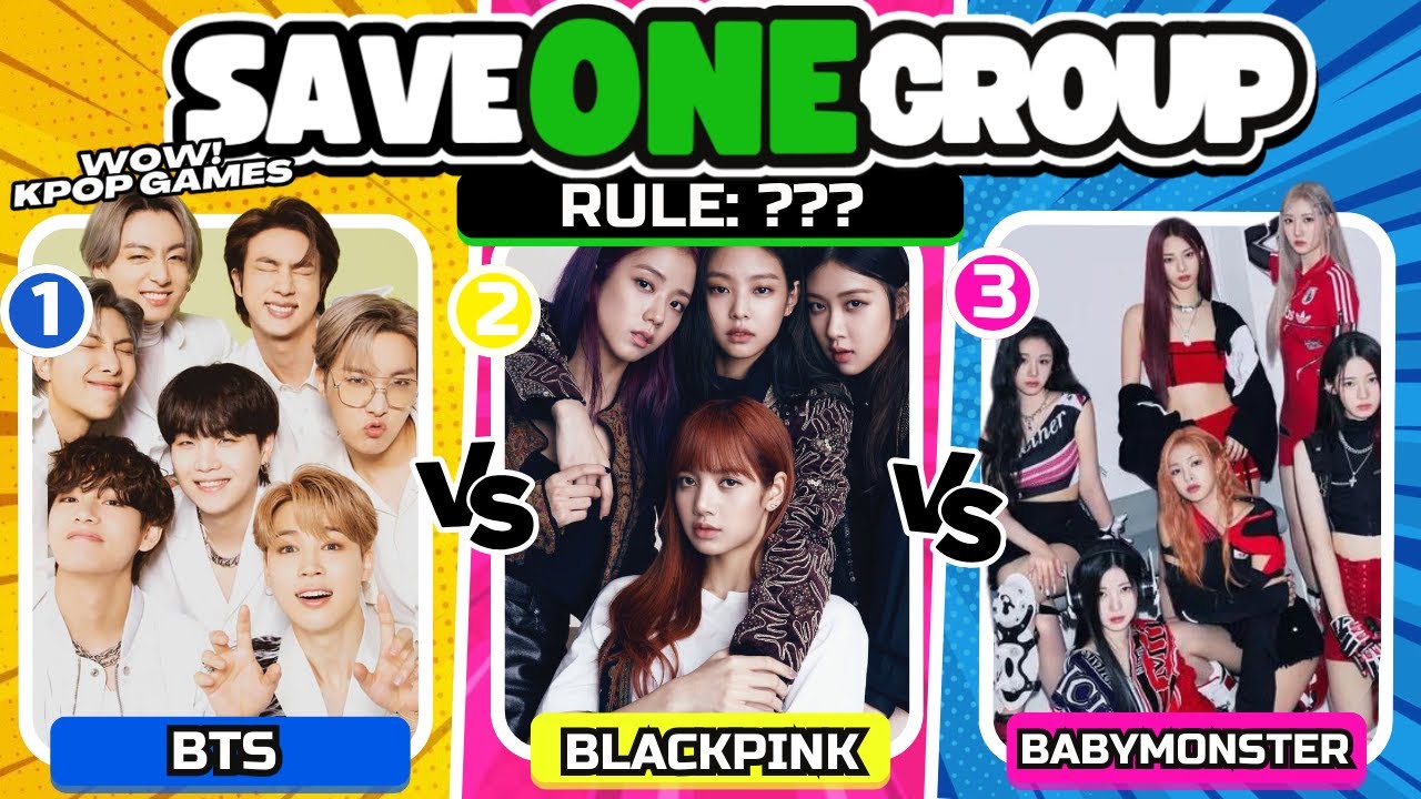 SAVE ONE KPOP GROUP: RANDOM RULES ✅ | WOW KPOP GAMES | KPOP QUIZ 2024