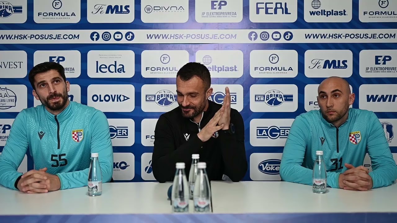 Press konferencija uoči 20. kola WWIN Lige BiH | HŠK Posušje - FK Željezničar