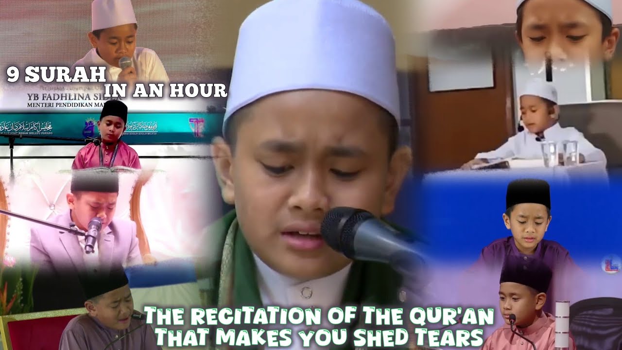 ONE HOUR OF BEAUTIFUL ALQURAN RECITATION FROM AHMAD AZFAR IN DIFFERENT SURAH