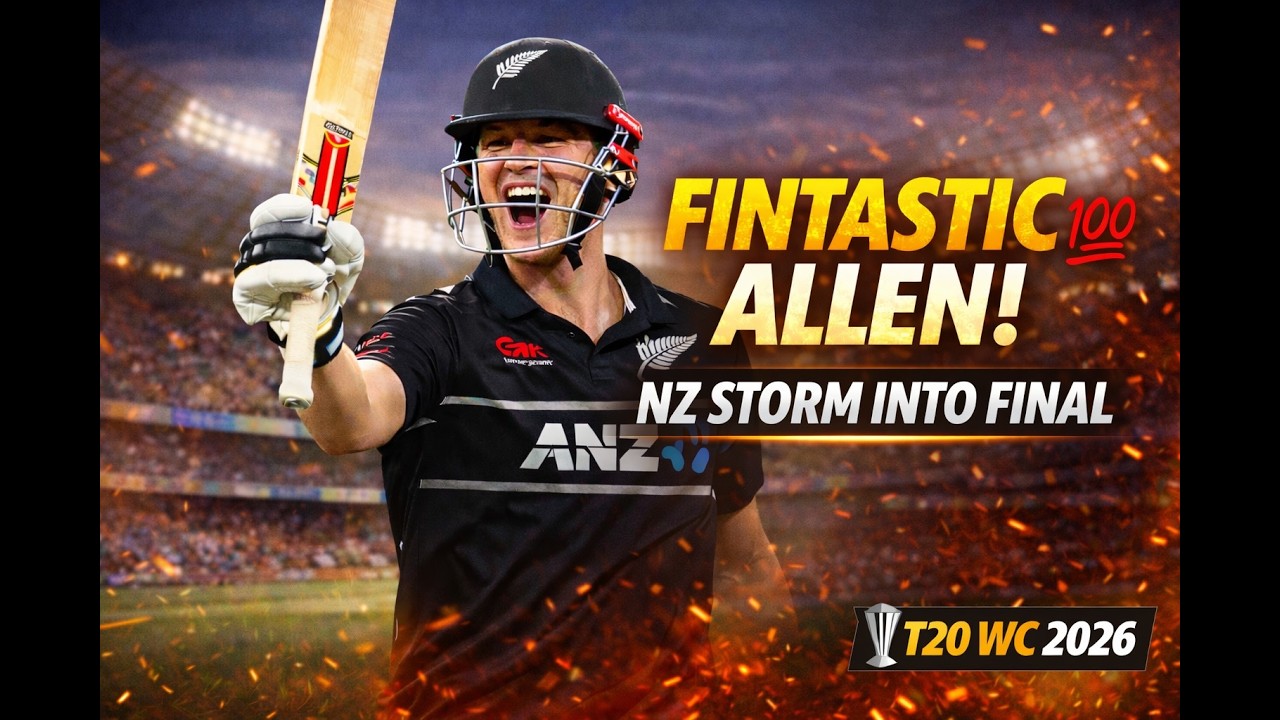 Finn Allen and Tim Seifert Storm NewZealand into T20 World Cup FINALS #t20worldcup #t20worldcup2026