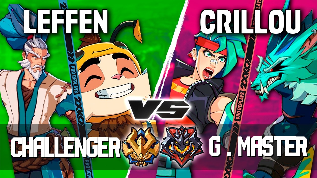 2XKO ▰ LEFFEN (Teemo-Yasuo) vs CRILLOU (Vi-Warwick) ▰ 2XKO Pro level replays