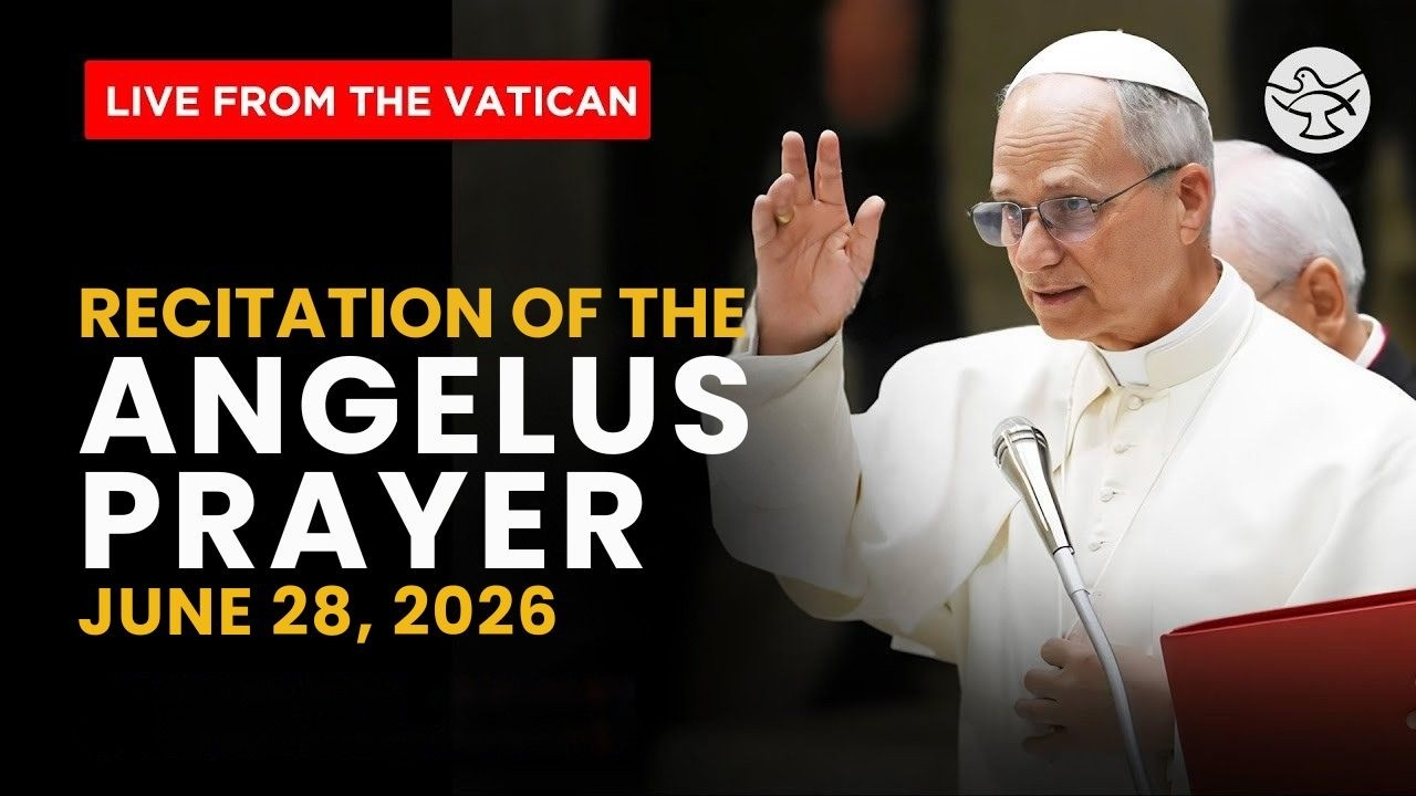 Recitation of the Angelus Prayer | Pope Leo XIV | June  28, 2026 | Live from the Vatican