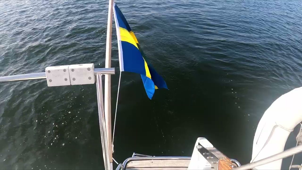 Segling Karlskrona skärgård med das boot. Musik