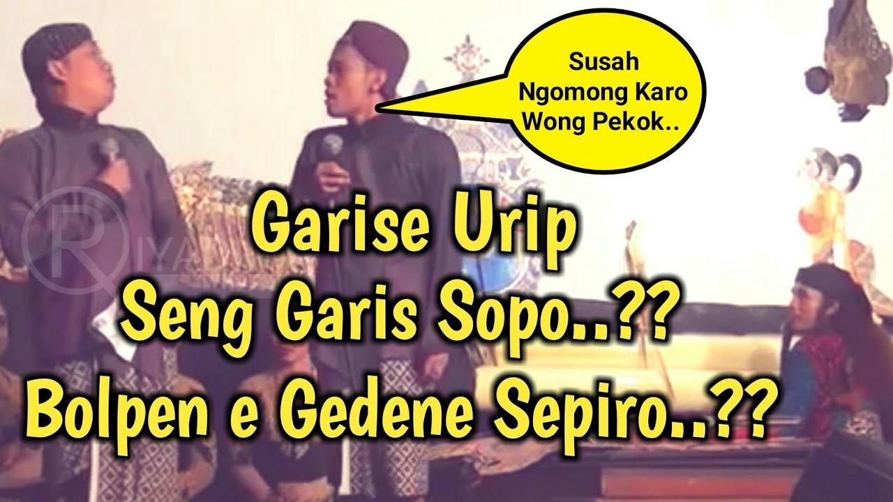 KANGEN PEYE - GARISE URIP SENG GARIS SOPO