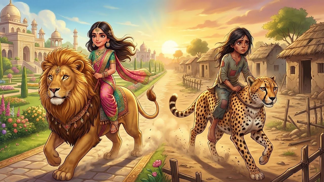 Rich vs Poor Girl Race | Inspirational Short Story | 3D Animation