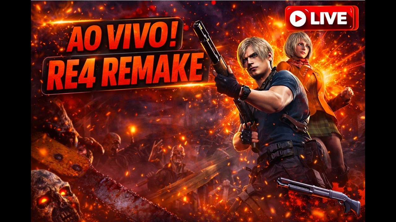 RESIDENT EVIL l 4 REMAKE DESAFIOS AO VIVO