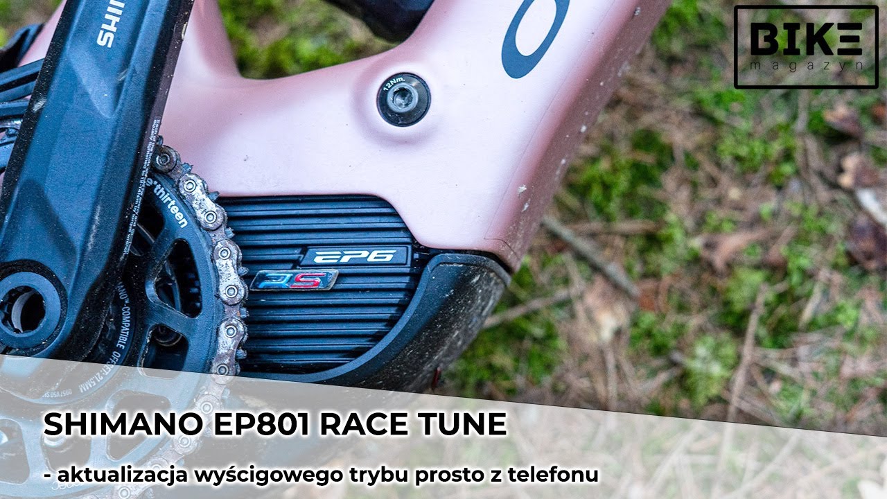 Shimano EP801 Race Tune &ndash; aktualizacja wyścigowego trybu prosto z telefonu