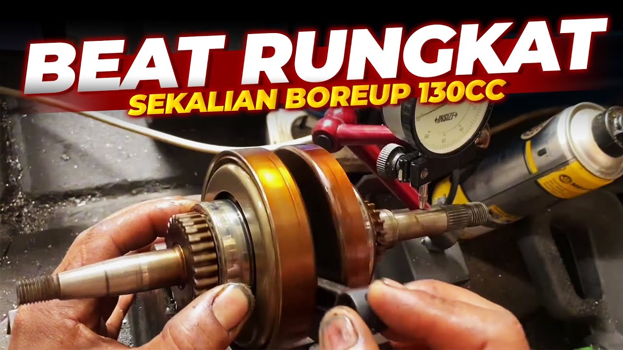 Gas Mentok 7KM/Jam | Rungkat Sekalian Boreup 54.5 Honda Beat FI