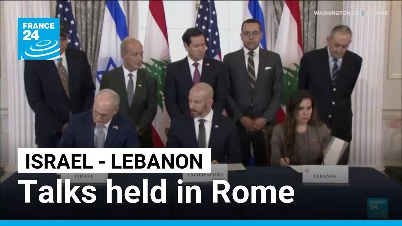 Lebanon, Israel hold US-brokered talks in Rome &bull; FRANCE 24 English