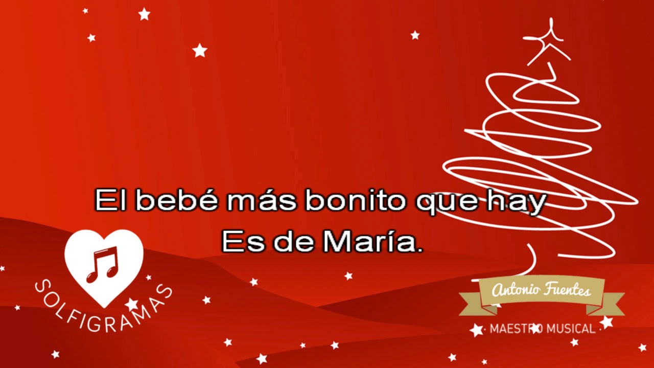 Es de María. Villancico. Fondo musical 