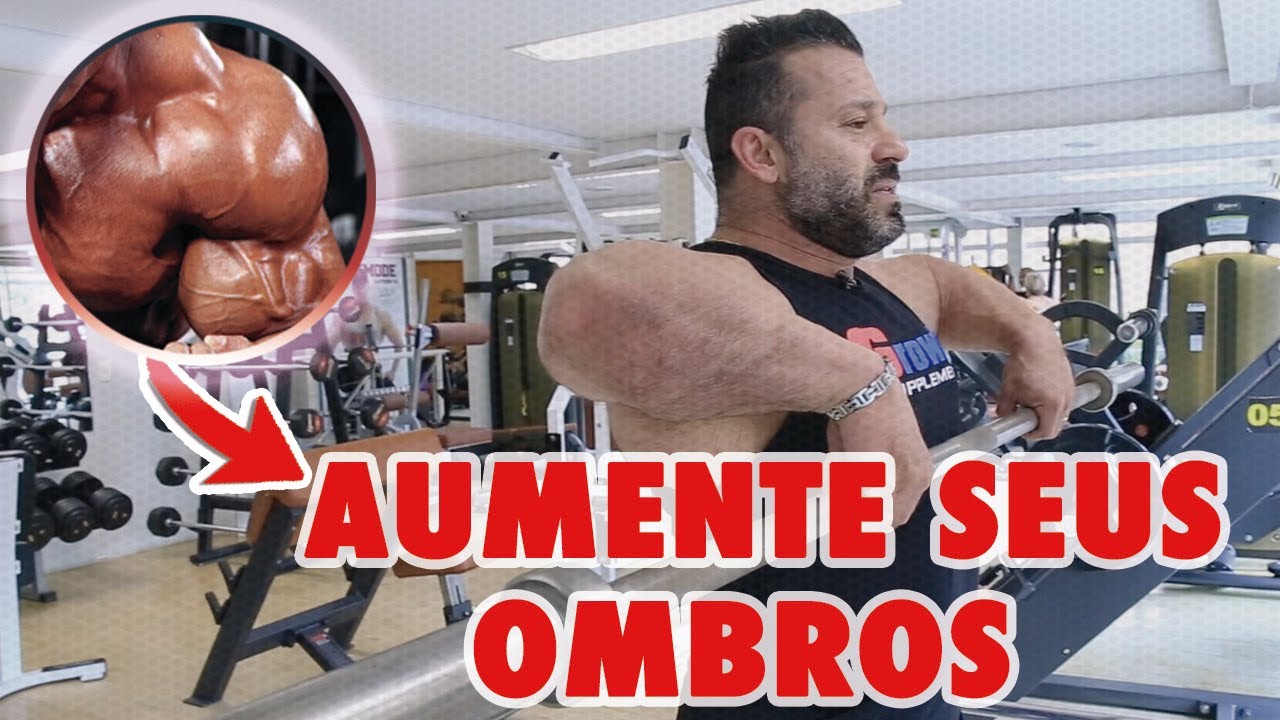 EXERC&Iacute;CIOS PARA AUMENTAR O DELTOIDE LATERAL #treinodeombro