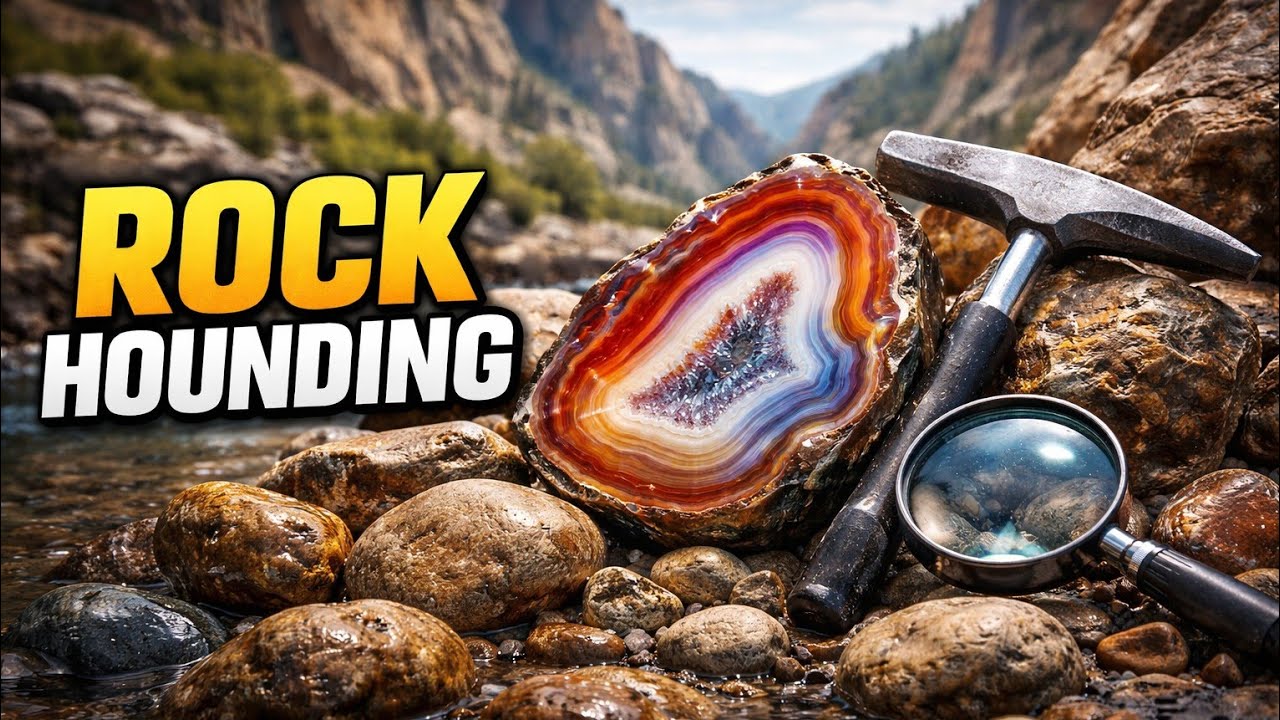 Rock Hounding in Nature 🌍 | Rare Stones, Minerals & Crystal Hunting