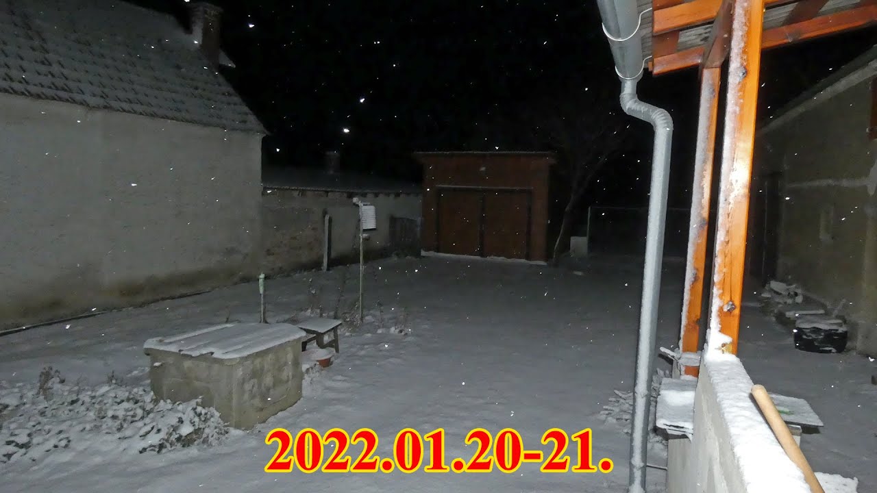 ❄️│2022.01.20-21.│Hózáporok│Snow showers│❄️🥶️🇭🇺