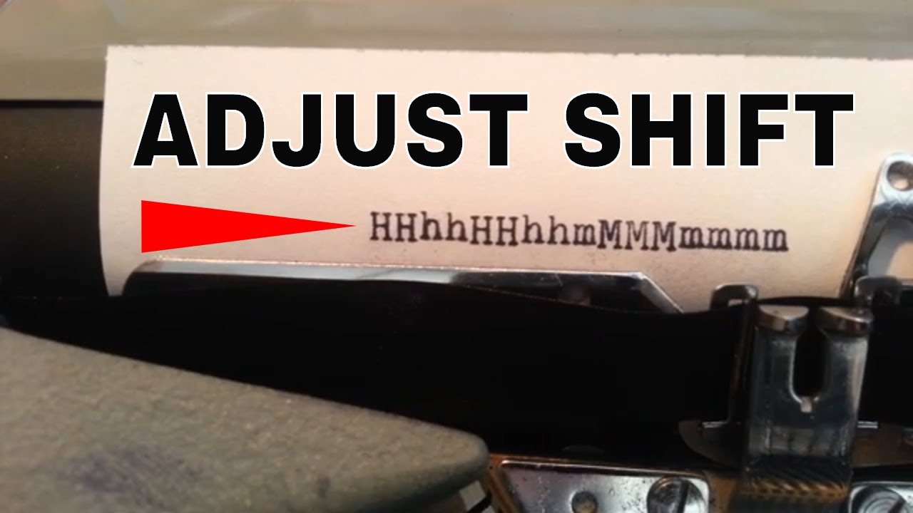 Hermes Rocket Typewriter Shift Motion Stops Balance Adjusted Repaired