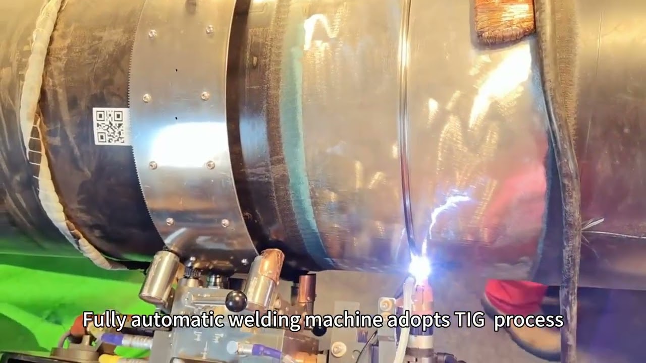 Hydrogen pipeline welding &ndash; fully automatic TIG machine (XIONGGU)
