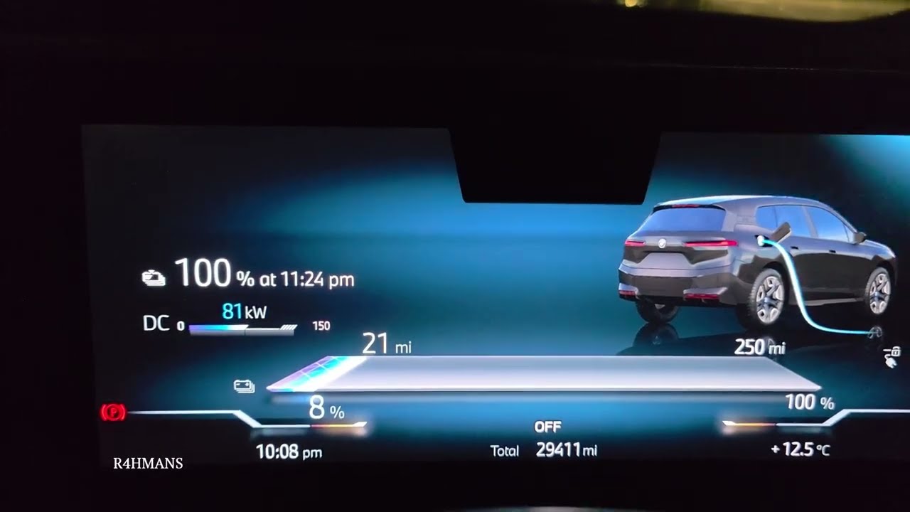 BMW IX Charging Speed - How Fast Does It Charge