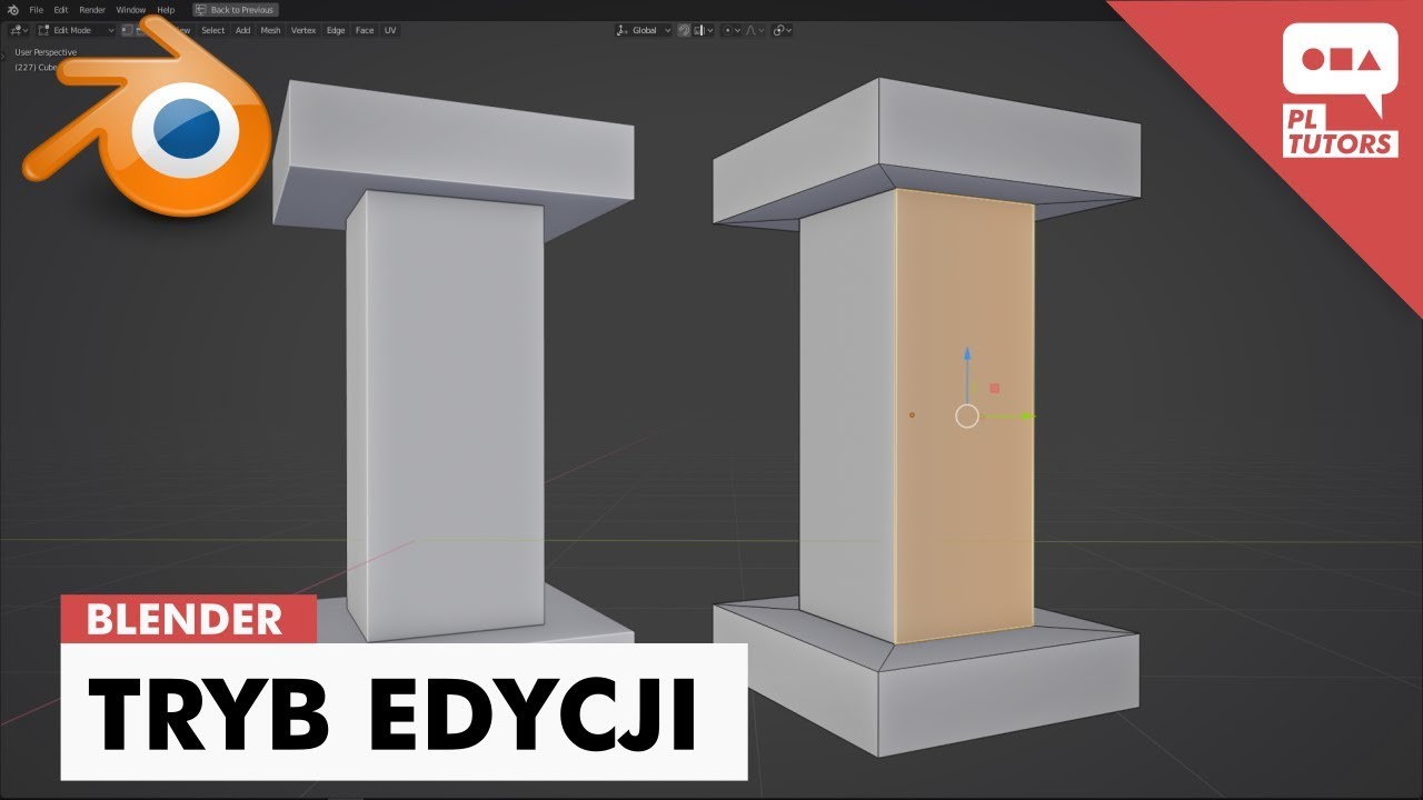 Podstawy: Tryb edycji - Blender 2.8 #7